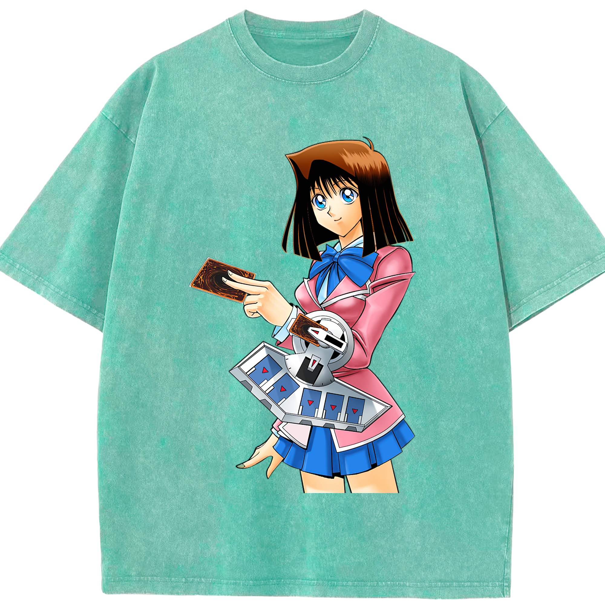 （画像用） 遊☆戯☆王 Yu-Gi-Oh! 綿100% ヴィンテージ風 半袖Tシャツ（フロントプリント）